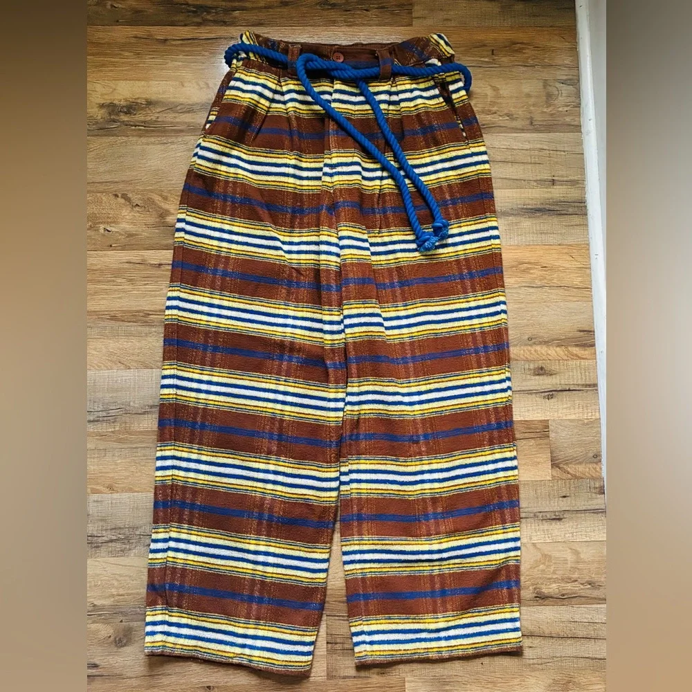 Free People Plaid Cotton Pants - Picture 5 of 14